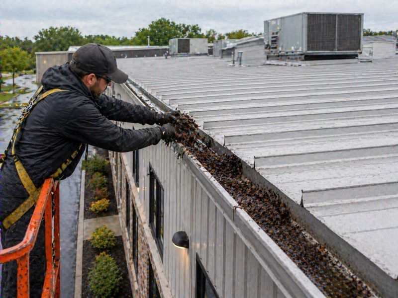 Commercial Downspout Cleaning in Roseville, CA