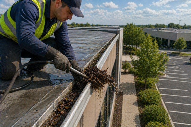 Commercial Gutter Cleaning in Mcdonough, GA