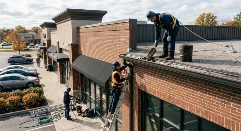 Commercial Gutter Unclogging in Roseville, CA