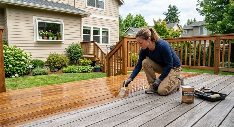 Concrete Deck Sealing in Bellevue, WA