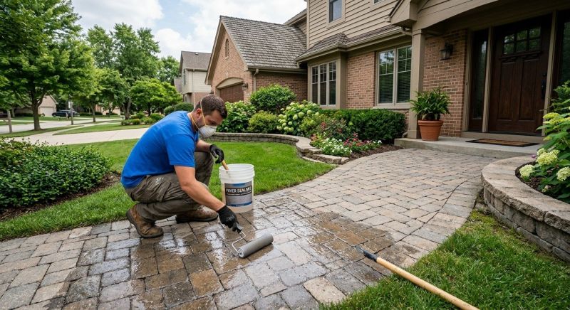 Concrete Walkway Sealing in Renton, WA