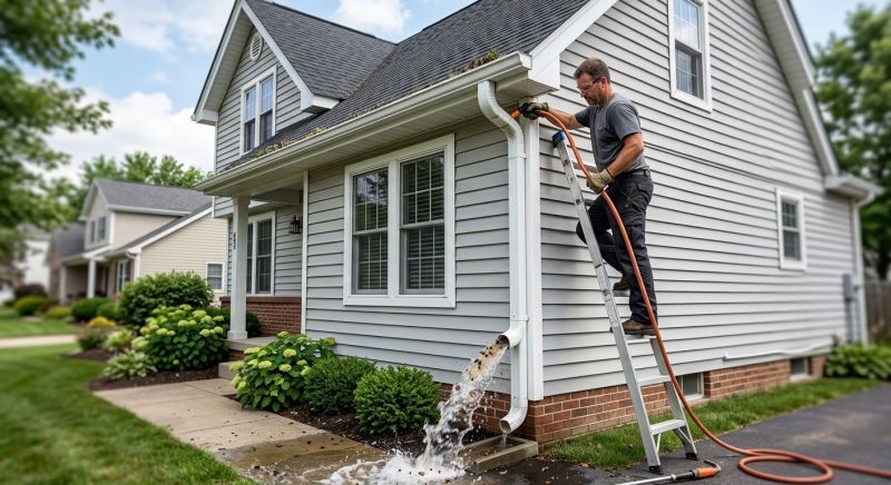 Downspout Cleaning in Rochester, NY