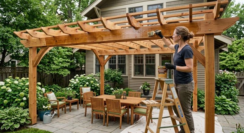 Gazebo Sealing in Gig Harbor, WA