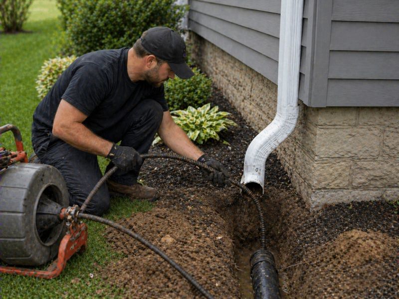 Gutter Downspout Unclogging in Longmont, CO