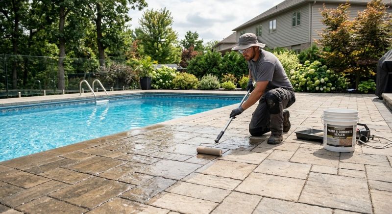 Pool Patio Sealing in Redmond, WA
